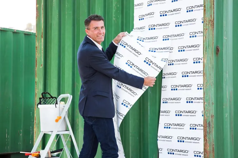 Tapetenwechsel: Aus Transbox United wird Contargo Transbox Bild: Tapetenwechsel: Aus Transbox United wird Contargo Transbox