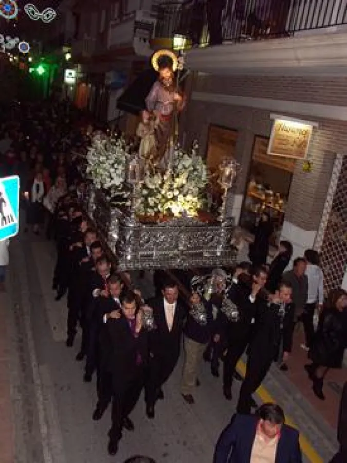 Wettbewerbsbild eine Prozession in Andalusien