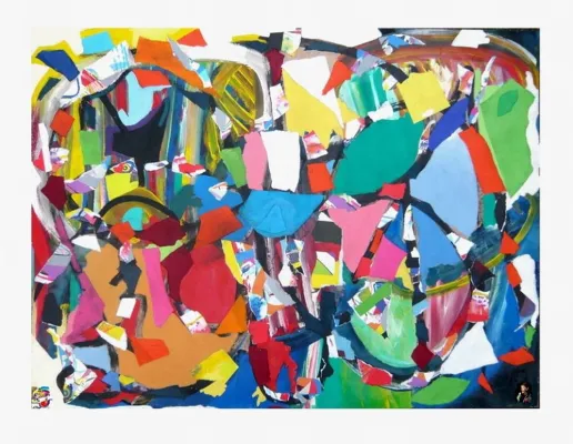 Bild: "Gegen den Wind". Rudolf Kley: „Grafik zum Apothekertag 2011 ist Hommage an Udo Jürgens.“