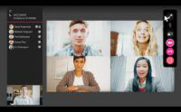 Bild: BroadSoft stellt One-Click Video-Konferenzraum vor