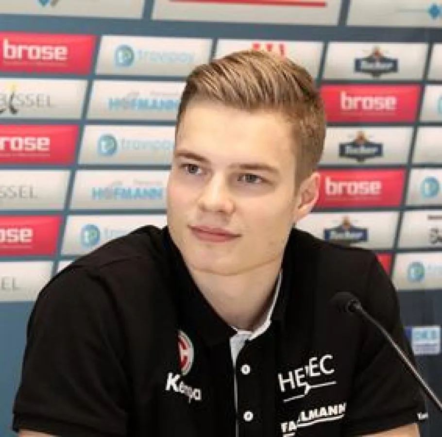(Foto: HJKrieg, Erlangen): HCE- Christopher Bissel: Wir wollen gegen Stuttgart unbedingt punkten