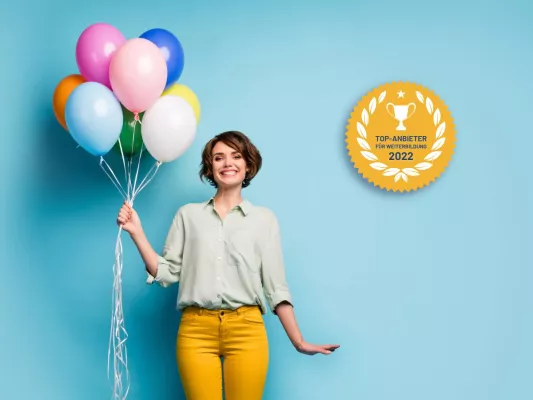 Bild: IFM als Top-Anbieter für Weiterbildung 2022 gewählt