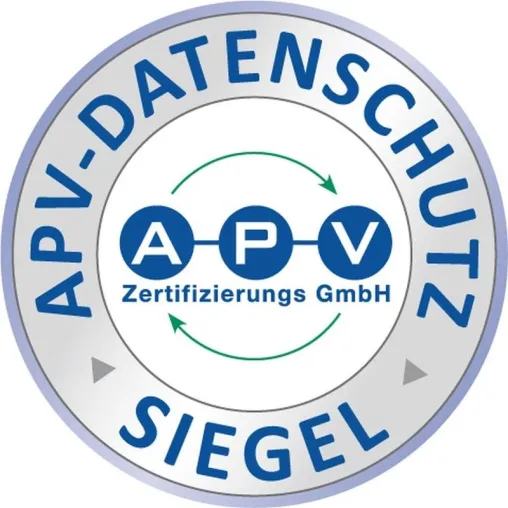 APV - Das Datenschutzsiegel mit System Bild: APV - Das Datenschutzsiegel mit System