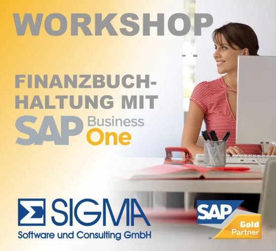 Bild: SIGMA Software und Consulting GmbH bietet Workshop zur Finanzbuchhaltung mit SAP Business One an.