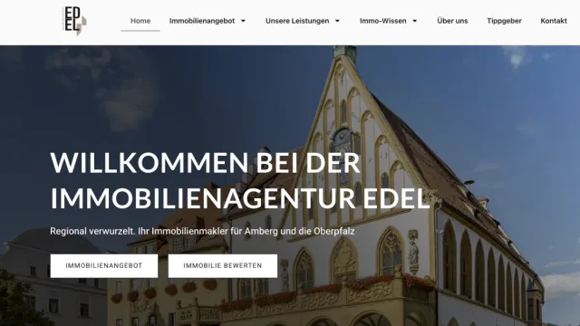 Bild: Immobilienmakler Amberg: Immobilienagentur Edel steht für Erfahrung, Kundenorientierung und regionale Kompeten