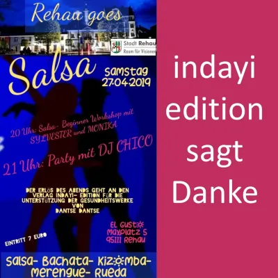 Bild: "REHAU goes Salsa" ertanzt 500 € - indayi edition sagt Danke!