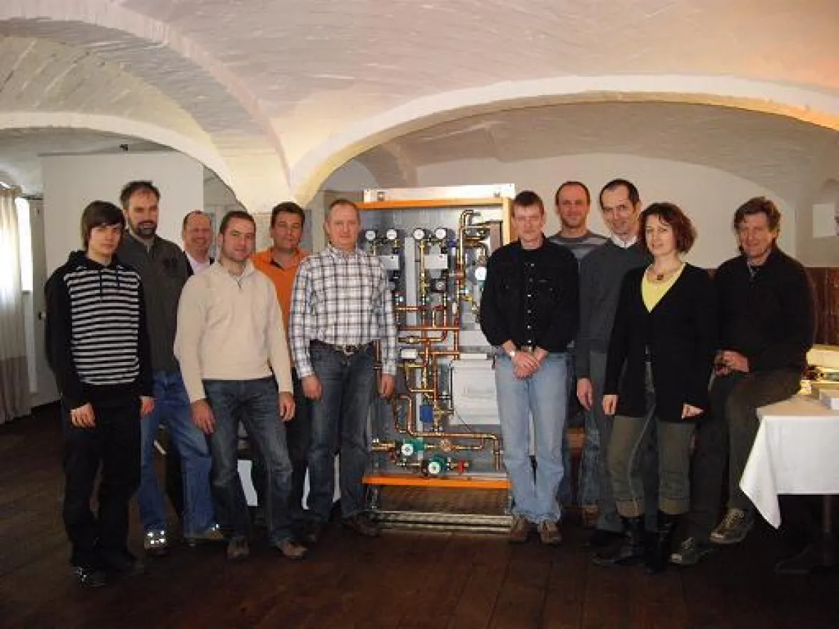 Fachandwerker bei der ThermWerk- Schulung