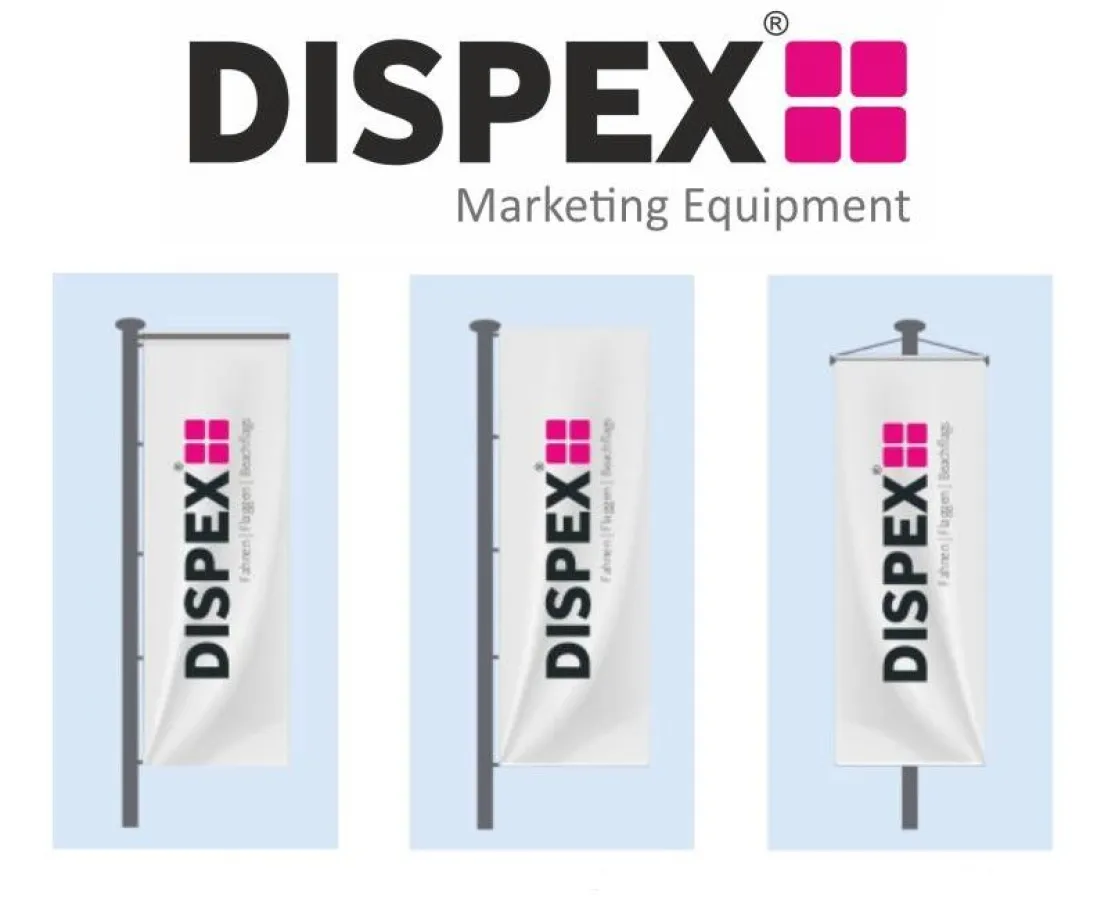 Werbeflaggen und Werbebanner