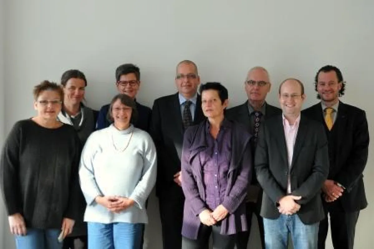 Der neue Vorstand mit dem 1. Vors. Ralf Zietz und dem Beirat Rechtsanwalt Martin Wittke