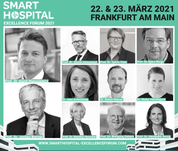 Bild: Smart Hospital Excellence Forum 2021 – die Zukunft des digitalen Gesundheitswesens