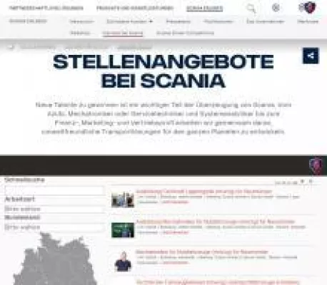 Bild: Scania startet neues Karriereportal