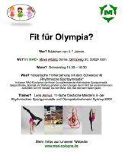 Bild: Olympionikin als Traininerin im Move Artistic Dome