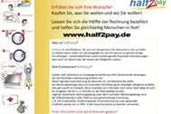 Bild: half2pay - Eine neue Plattform im SocialNetwork hilft den Schwachen