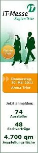 Bild: CompuKöln auf der größten IT-Messe in Rheinland-Pfalz - 19. Mai Stand I-9 in der Arena Trier