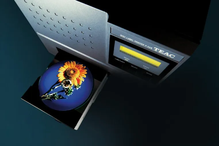Bild: CD-R/DVD-R Label Printer TEAC P-55B