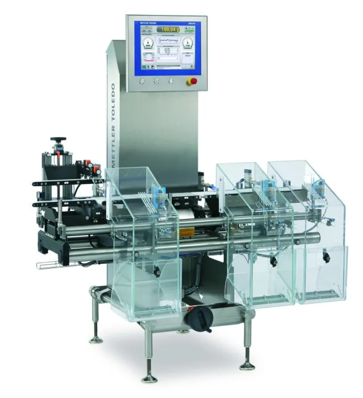 Kontrollwaagen des C3000 Systems von Mettler-Toledo überprüfen bis zu 600 Produkte in der Minute