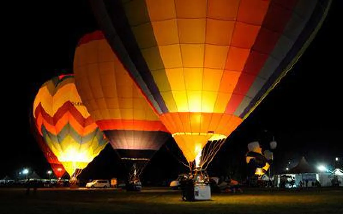 Heißluftballon Festival in Ferrara, Italien
