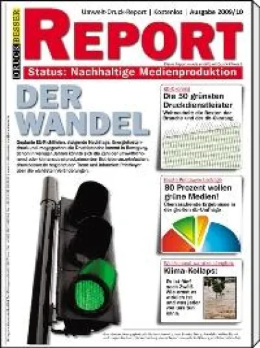 Umwelt-Druckreport 2009/10 - Aufruf zu mehr Klimaschutz in der Druckbranche Bild: Umwelt-Druckreport 2009/10 - Aufruf zu mehr Klimaschutz in der Druckbranche