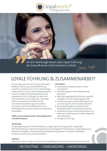 Bild: Neues Fachbuch für loyale Führung revolutioniert das Personalmanagement