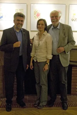 Bild: Künstlerisches Duett präsentiert sich an der Hochschule Harz (FH)