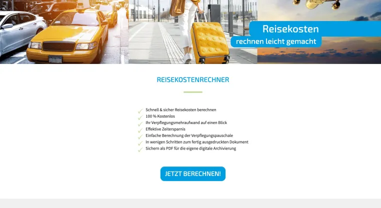 Bild: AMZ veröffentlicht kostenlosen Reisekostenrechner für Unternehmen und Selbstständige