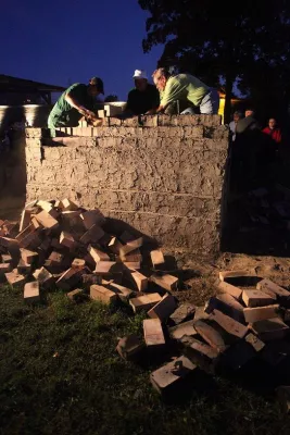 Bild: 2. Feldbrandofenfest im Ziegeleipark Mildenberg am 15. September 2012