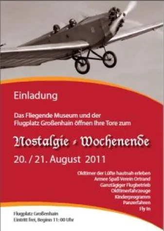 Bild: Nostalgie Wochenende im Fliegenden Museum 20. & 21. August 2011