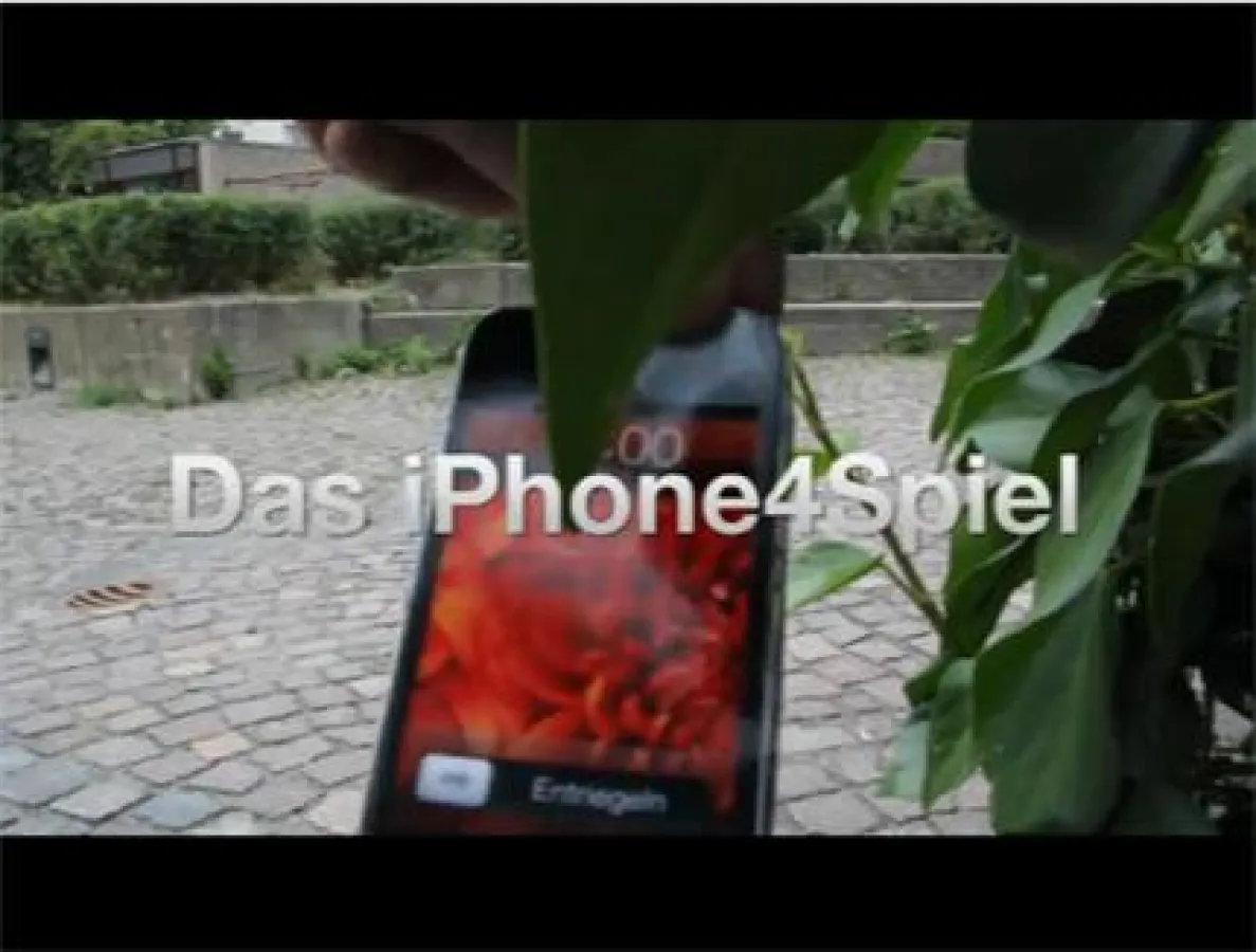 Titelbild des iPhone4Spiel-Videos