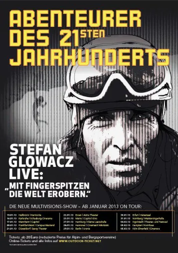 Bild: Abenteurer des 21. Jahrhunderts - Ausnahmekletterer Stefan Glowacz auf Vortragstour