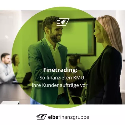 Finetrading: Immer mehr KMU finanzieren ihre Kundenaufträge schnell und einfach vor Bild: Finetrading: Immer mehr KMU finanzieren ihre Kundenaufträge schnell und einfach vor