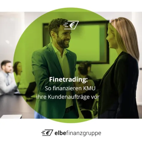 Finetrading: Immer mehr KMU finanzieren ihre Kundenaufträge schnell und einfach vor Bild: Finetrading: Immer mehr KMU finanzieren ihre Kundenaufträge schnell und einfach vor