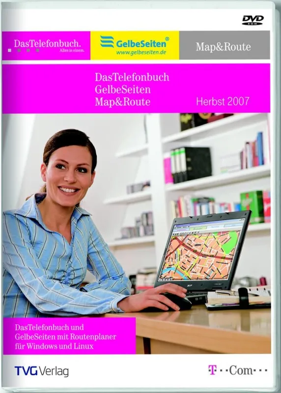 Komplettlösung aus dem TVG Verlag: DasTelefonbuch GelbeSeiten Map&Route