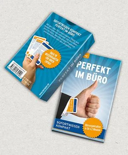Bild: Effektiv durch perfekte Büroorganisation: 50 kompakte Expertentipps zeigen den ideal geordneten Arbeitsplatz