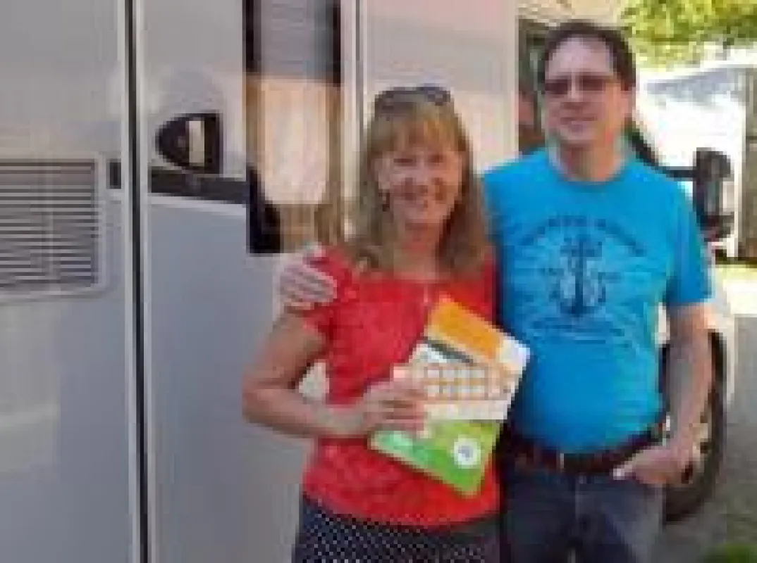 Über 14 Freiübernachtungen freuen sich Eva und Ralf Foto: privat