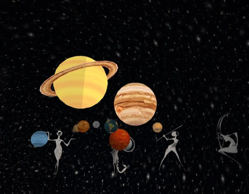 Im virtuellen Planetarium von Vistano SL lässt sich das eigene Horoskop in 3D nachstellen