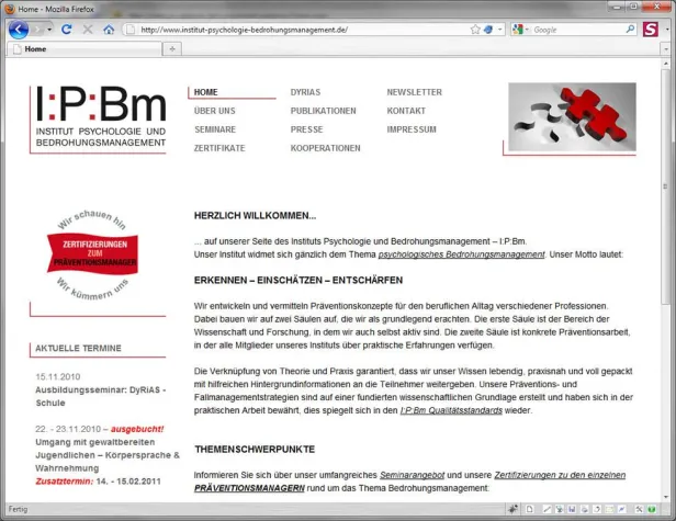 Webdesign in der Praxis: formativ.net migriert Internetseite des IPBm Darmstadt auf Joomla Bild: Webdesign in der Praxis: formativ.net migriert Internetseite des IPBm Darmstadt auf Joomla