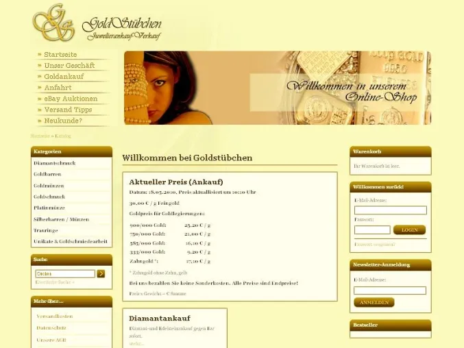 Bild: Goldstübchen Juwelier mit neuem Onlineshop