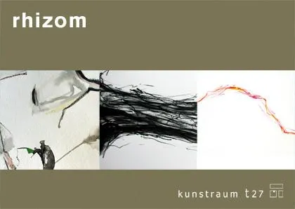 Bild: Rhizom- Drei Berliner Künstler zeigen Papierarbeiten und begeben sich auf die Spur nach einer vernetzten Welt