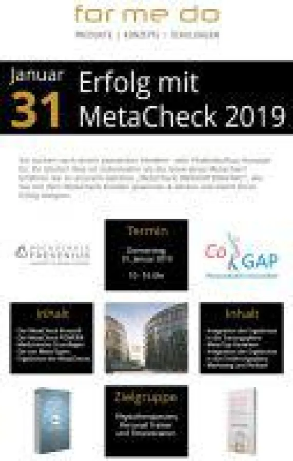 MetaCheck Fitness Innovationstag 2019