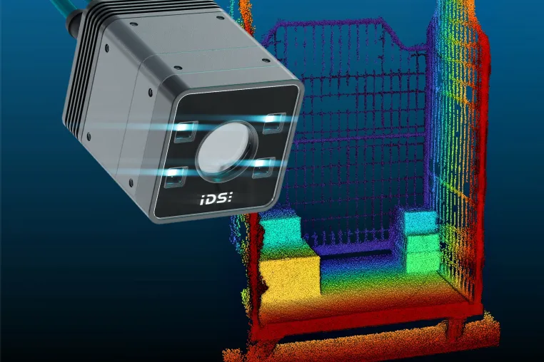 Bild: Nion 3D ToF Kamera von IDS startet in Serie