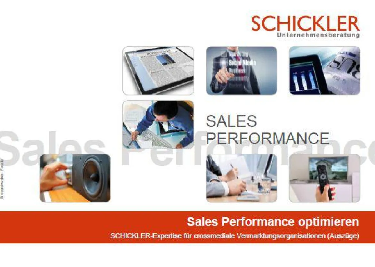Die SCHICKLER Unternehmensberatung analysiert die Situation der Vermarkter:
