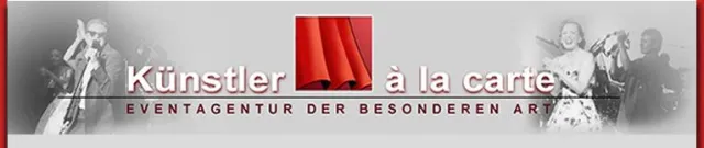 Bild: Künstler à la carte, die Eventagentur aus Köln, tritt mit neuer Website auf die Internet-Bühne