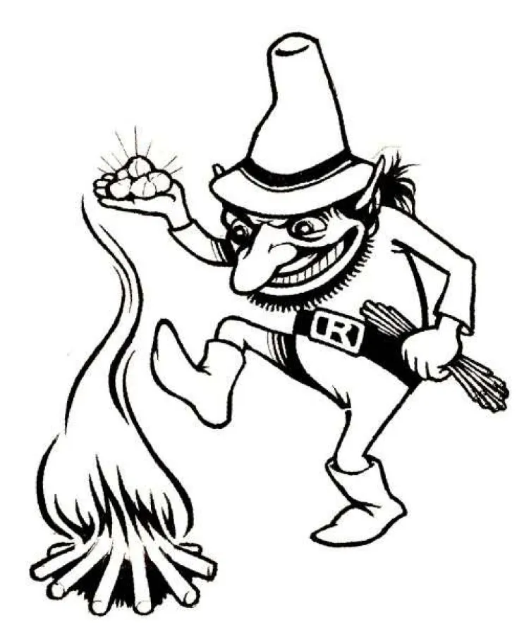 Heute back ich, morgen brau ich, ... RUMPELSTILZCHEN - Illustration von Holger Jarosch