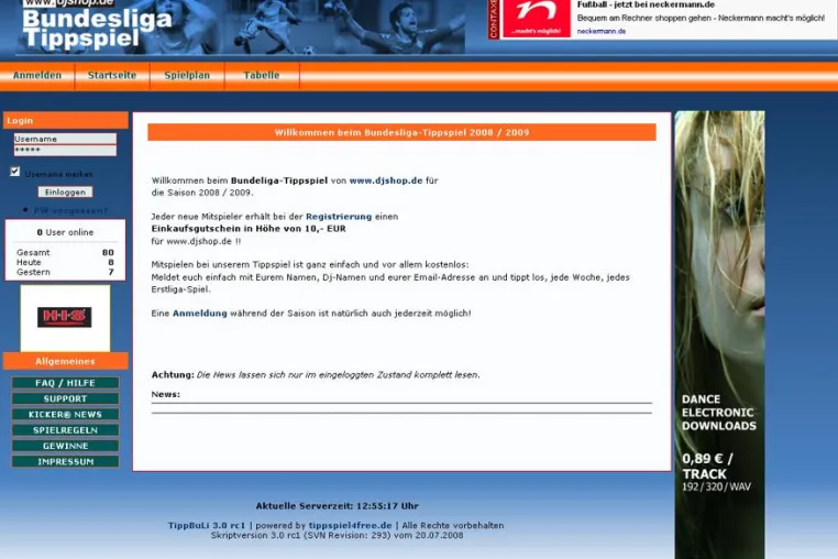 Bild: Das große Bundesliga-Tippspiel auf djshop.de