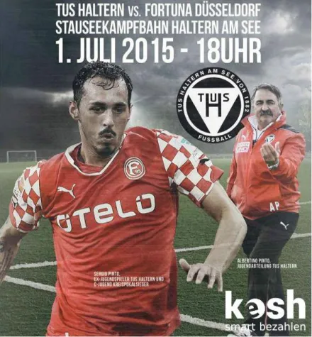 kesh sponsert Freundschaftsspiel von Fortuna Düsseldorf gegen Metzelder-Club TuS Haltern Bild: kesh sponsert Freundschaftsspiel von Fortuna Düsseldorf gegen Metzelder-Club TuS Haltern