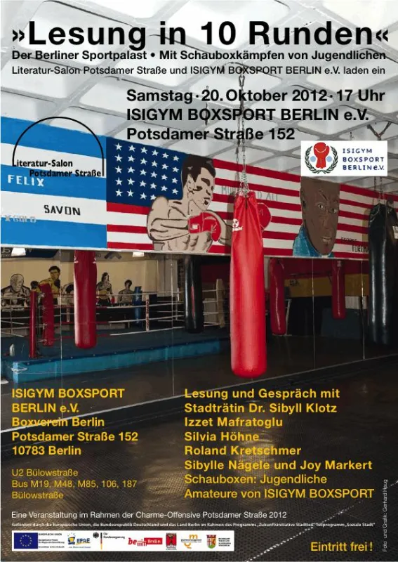 Charme-Offensive 20.10.12 © Literatur-Salon Potsdamer Straße