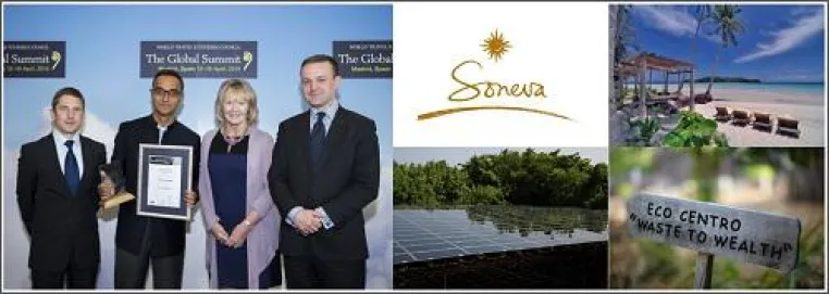 World Travel & Tourism Council Awards 2015 Soneva Group ausgezeichnet mit dem Environment Award Bild: World Travel & Tourism Council Awards 2015 Soneva Group ausgezeichnet mit dem Environment Award