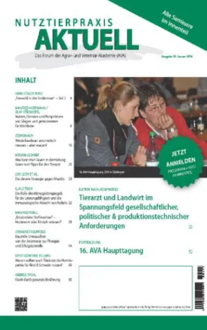 Bild: NUTZTIERPRAXIS AKTUELL(NPA) Nr. 53 an rund 3.000 Abonnenten ausgeliefert