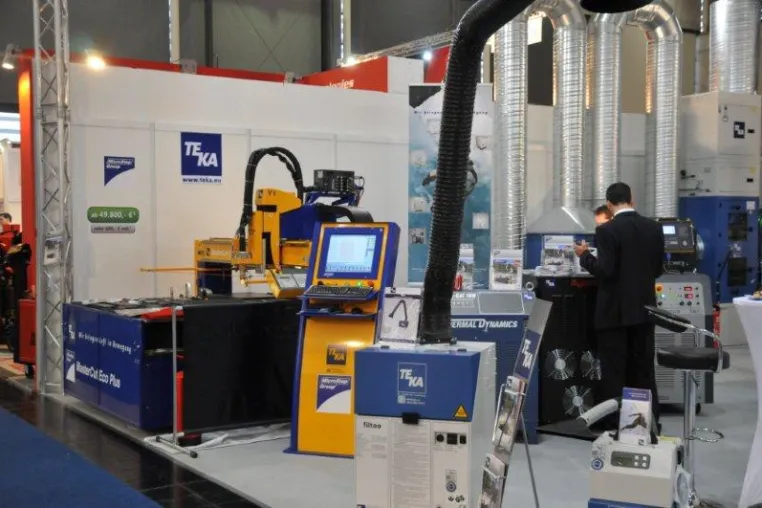 Bild: Erfolgreiche Präsentation - Die MasterCut Eco auf der Messe in Hannover 2012
