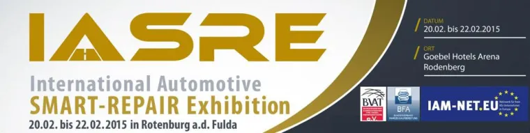Bild: IASRE 2015 – Fachmesse für Ausbeultechnik und Smart- Repair in Deutschland